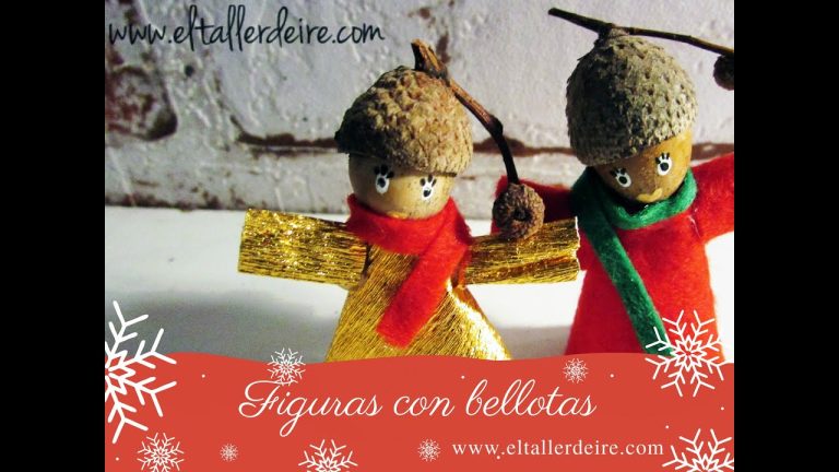 Crea tu propio ej&eacute;rcito de mu&ntilde;ecos con bellotas en casa