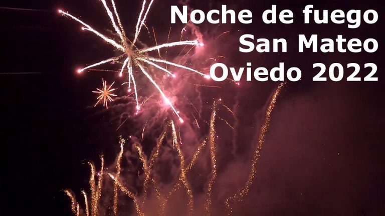 &iexcl;No te pierdas los espectaculares fuegos artificiales en Oviedo hoy!