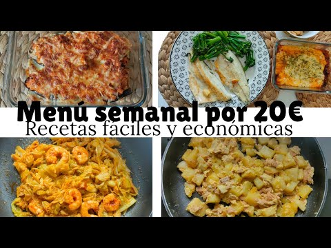 Ahorra con nuestro men&uacute; semanal econ&oacute;mico y delicioso