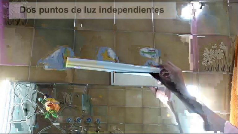 Luz inal&aacute;mbrica para ba&ntilde;o: estilo sin cables