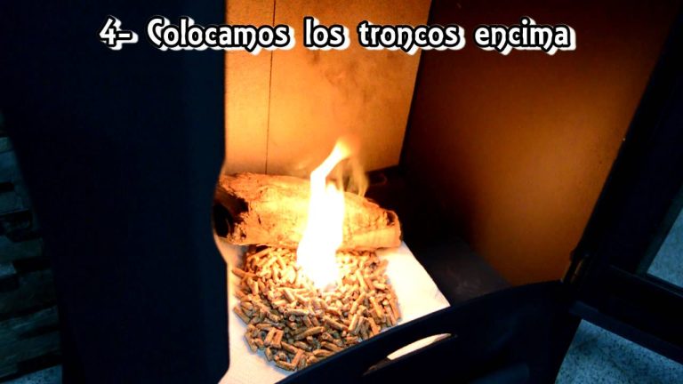 Domina el arte de encender pellets en una chimenea de leña en segundos